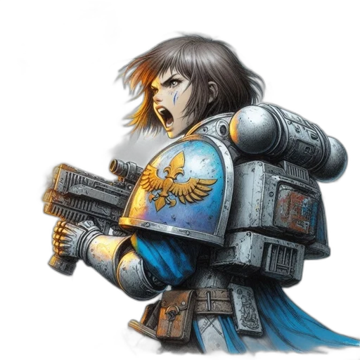 weapon, sword, face, concept art transparent PNG cut-out