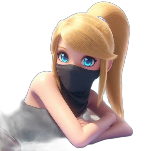 mask, face, dress, weapon transparent PNG cut-out