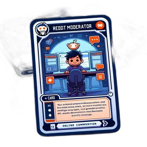 concept art, illustrated, reddit, moderator transparent PNG cut-out
