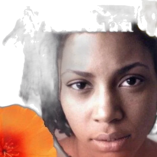 face, crown, flower, photorealistic transparent PNG cut-out
