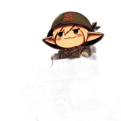hat, staff, creature, weapon transparent PNG cut-out
