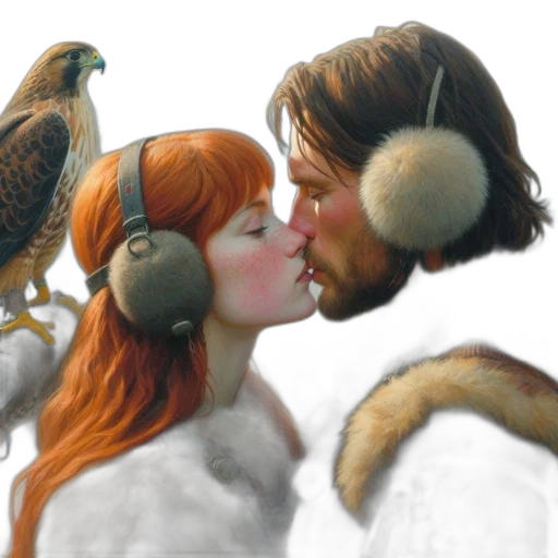 fantasy art, photorealistic, concept art, oil painting transparent PNG cut-out