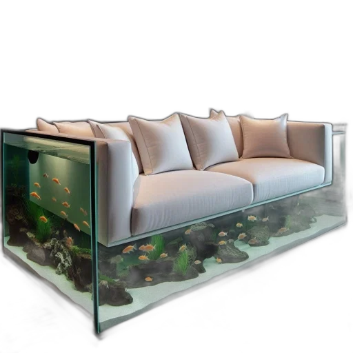 furniture, 3d render, photorealistic, concept art transparent PNG cut-out