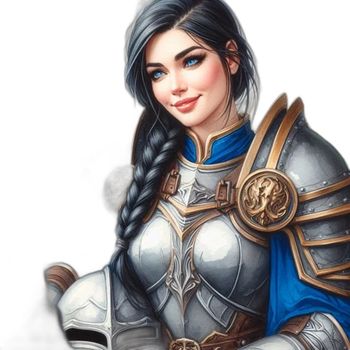 sword, staff, face, fantasy art transparent PNG cut-out