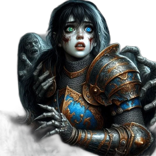 face, sword, fantasy art, concept art transparent PNG cut-out