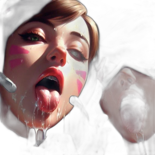 face, mask, creature, photorealistic transparent PNG cut-out
