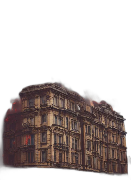 building, umbrella, crown, face transparent PNG cut-out