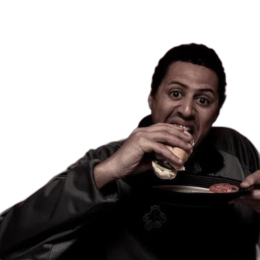 food, man, dark, jacket transparent PNG cut-out