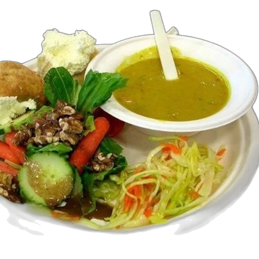 food, photorealistic, plate, bowl transparent PNG cut-out
