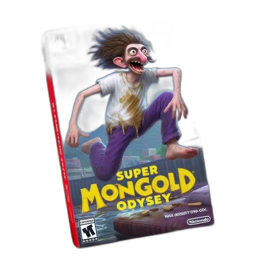 concept art, 3d render, nintendo, switch transparent PNG cut-out