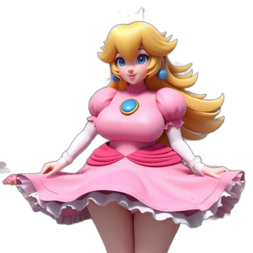 dress, concept art, 3d render, pixel art transparent PNG cut-out
