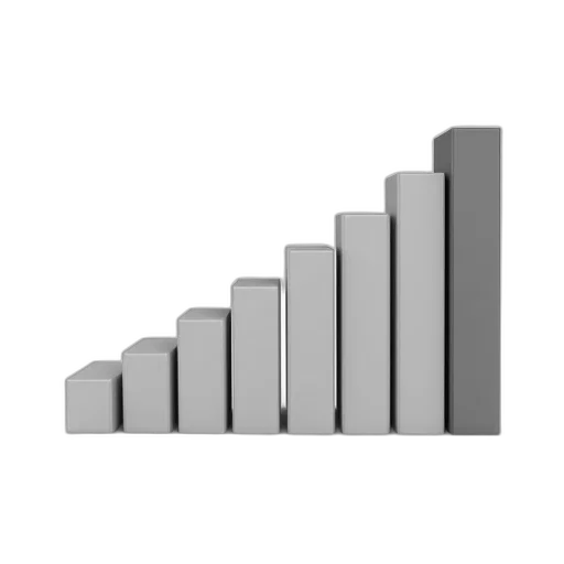 graph, depicting, bar, chart transparent PNG cut-out