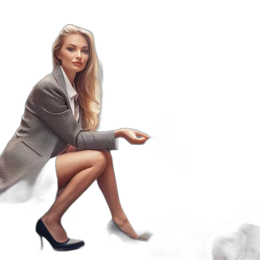 dress, staff, jacket, umbrella transparent PNG cut-out