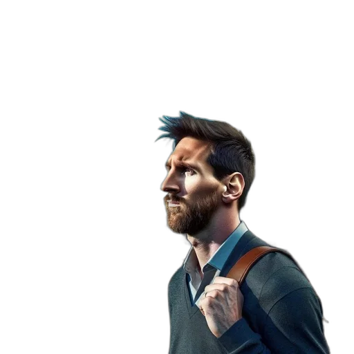 face, hair, jacket, animal transparent PNG cut-out