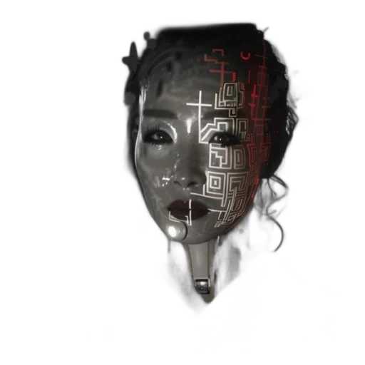 mask, robot, face, jewelry transparent PNG cut-out