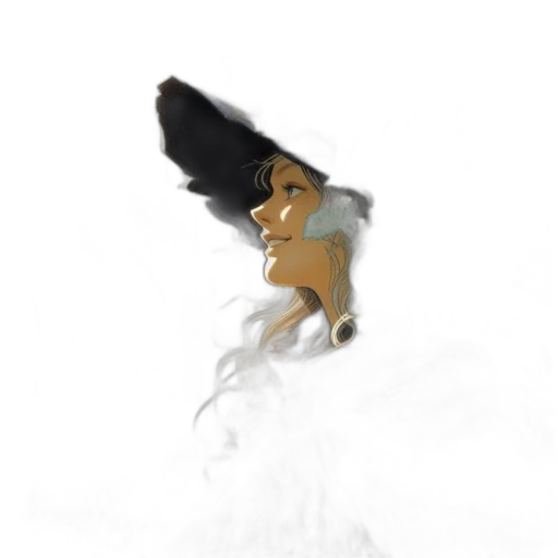 face, crown, mask, hair transparent PNG cut-out