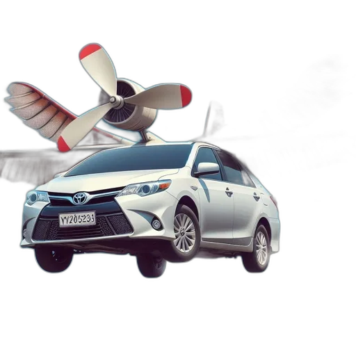 car, 3d render, concept art, photorealistic transparent PNG cut-out