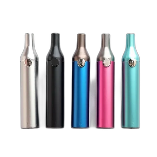 collection, five, e-cigarettes, various transparent PNG cut-out
