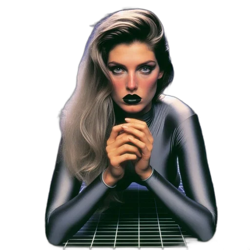 hair, face, robot, jewelry transparent PNG cut-out