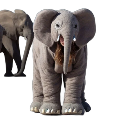animal, creature, 3d render, concept art transparent PNG cut-out