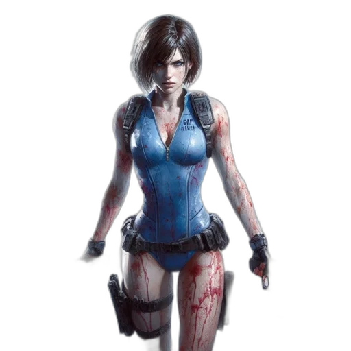 concept art, comic book art, cyberpunk, fantasy art transparent PNG cut-out