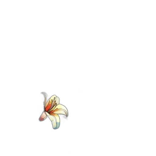 flower, animal, dragon, creature transparent PNG cut-out