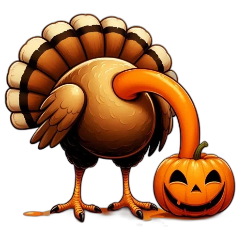playful, turkey, drinks, smiling transparent PNG cut-out