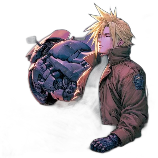 jacket, mask, weapon, creature transparent PNG cut-out