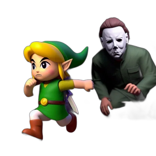 mask, concept art, pixel art, 3d render transparent PNG cut-out
