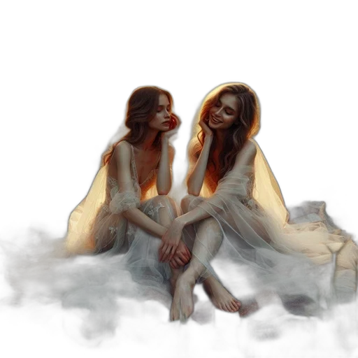 concept art, oil painting, photorealistic, fantasy art transparent PNG cut-out