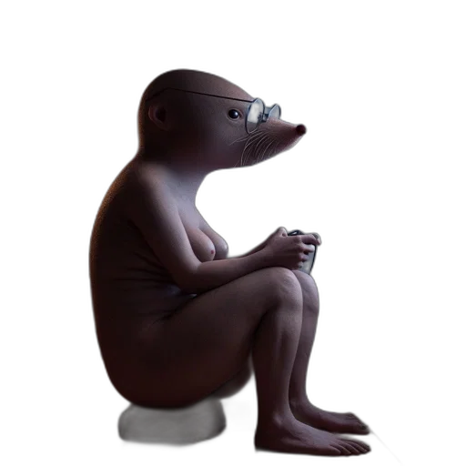 creature, animal, robot, face transparent PNG cut-out