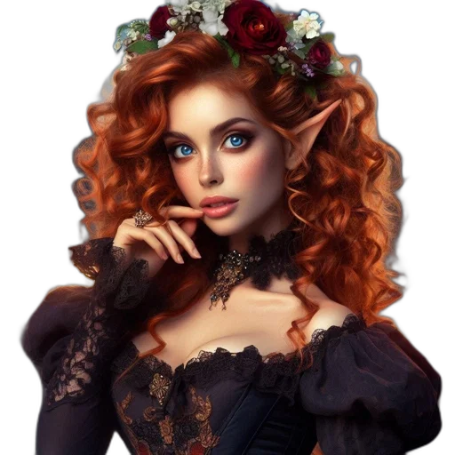 dress, crown, jewelry, face transparent PNG cut-out