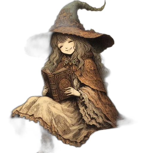 hat, dress, staff, mask transparent PNG cut-out