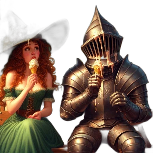 concept art, fantasy art, 3d render, comic book art transparent PNG cut-out