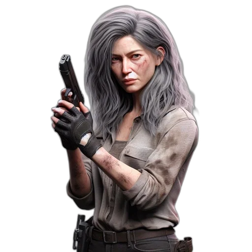 hair, weapon, staff, concept art transparent PNG cut-out