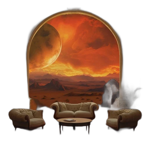furniture, concept art, fantasy art, pixel art transparent PNG cut-out