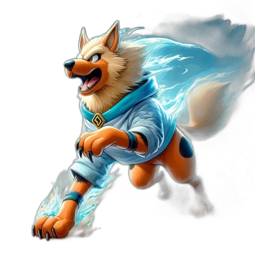 staff, animal, dragon, fantasy art transparent PNG cut-out