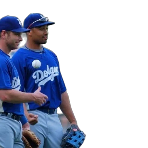 three, dodgers, baseball, players transparent PNG cut-out