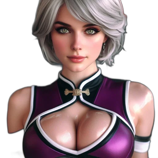 face, robot, dress, fantasy art transparent PNG cut-out