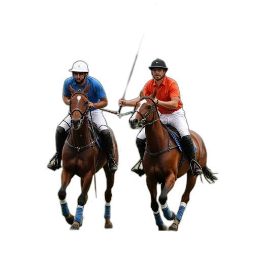 staff, polo, game, field transparent PNG cut-out