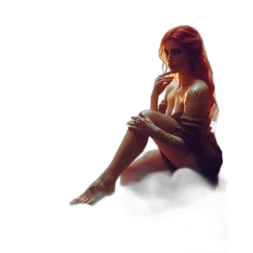 dress, concept art, photorealistic, pixel art transparent PNG cut-out