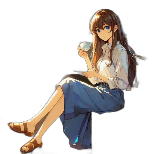 dress, staff, bottle, food transparent PNG cut-out