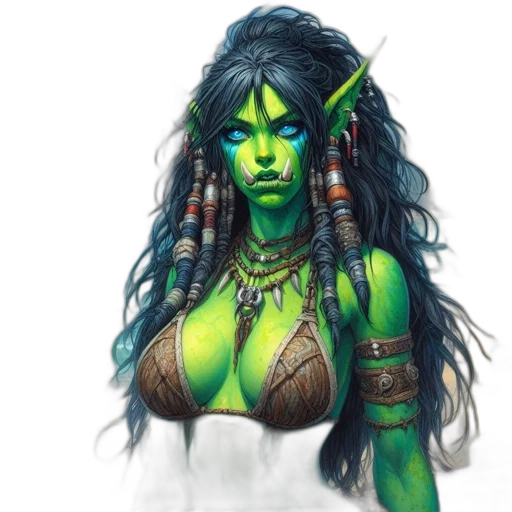 fantasy art, concept art, comic book art, pixel art transparent PNG cut-out