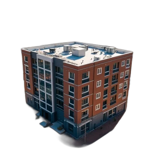 building, furniture, 3d render, photorealistic transparent PNG cut-out