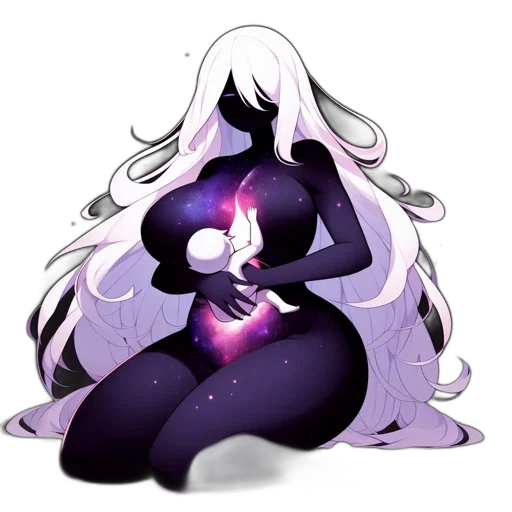 creature, hair, jewelry, dress transparent PNG cut-out