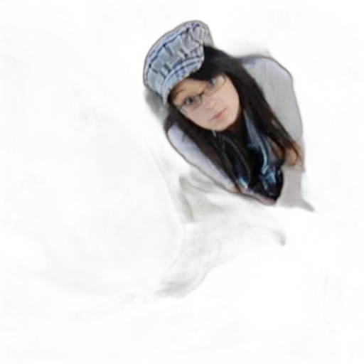 hat, jacket, face, staff transparent PNG cut-out