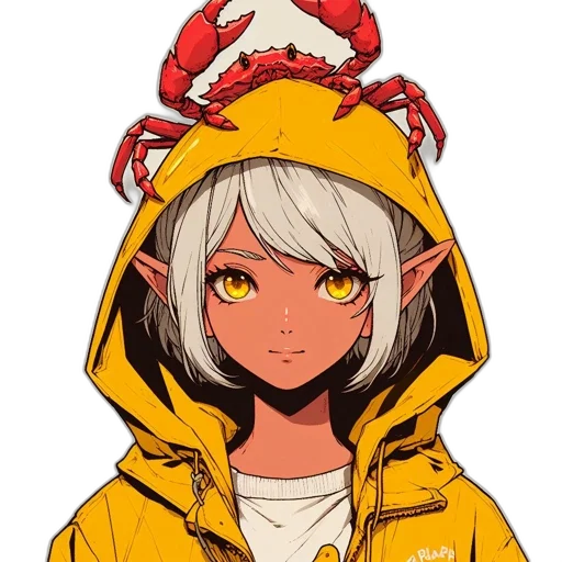 hat, creature, jacket, dragon transparent PNG cut-out