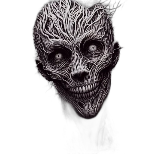 mask, face, creature, hair transparent PNG cut-out