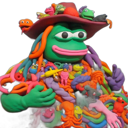 jewelry, hat, creature, staff transparent PNG cut-out