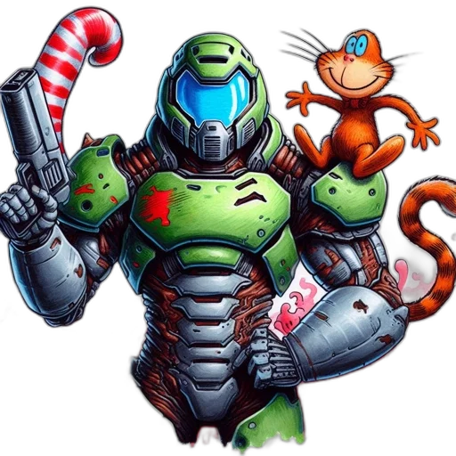 robot, concept art, pixel art, comic book art transparent PNG cut-out